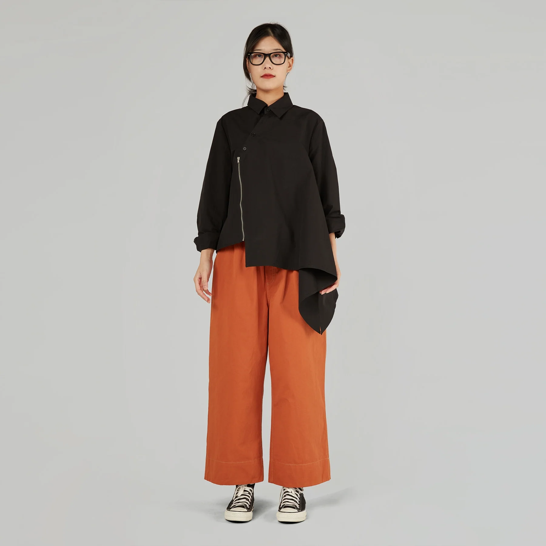 ASYMMETRIC SHIRT WITH ZIP - Image 11