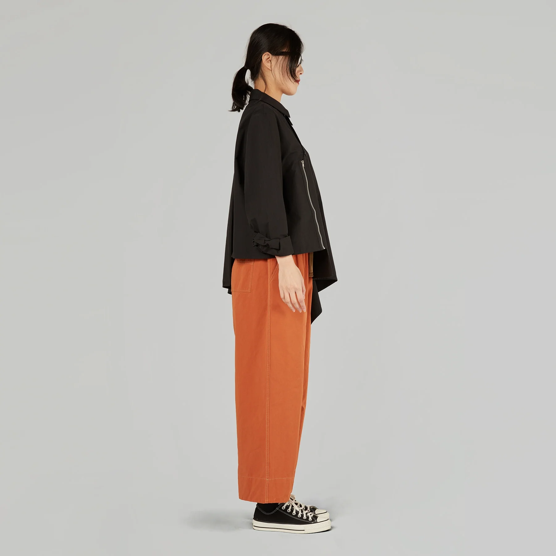 ASYMMETRIC SHIRT WITH ZIP - Image 13