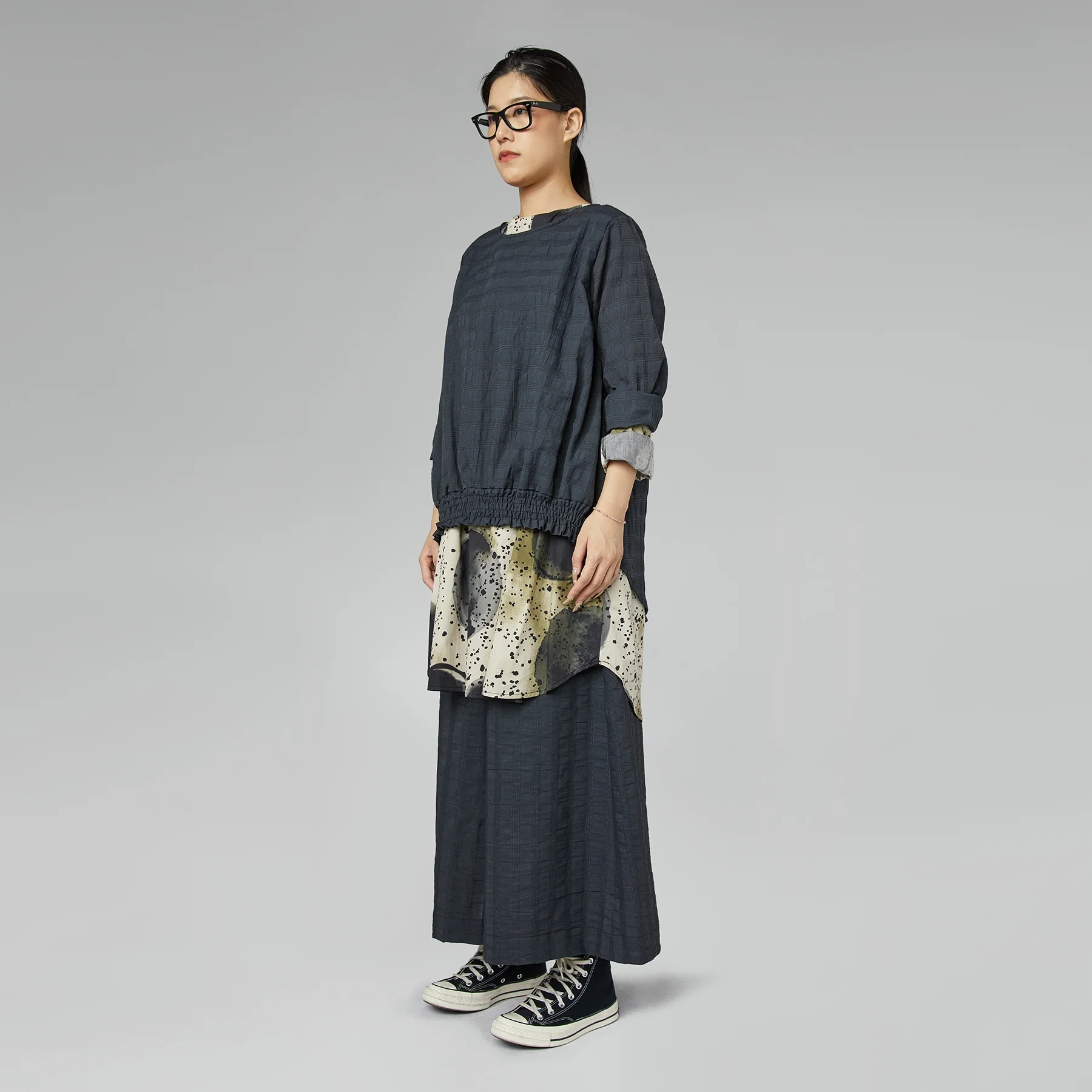 BLOUSE WITH ELASTIC ON THE HEM - Image 3