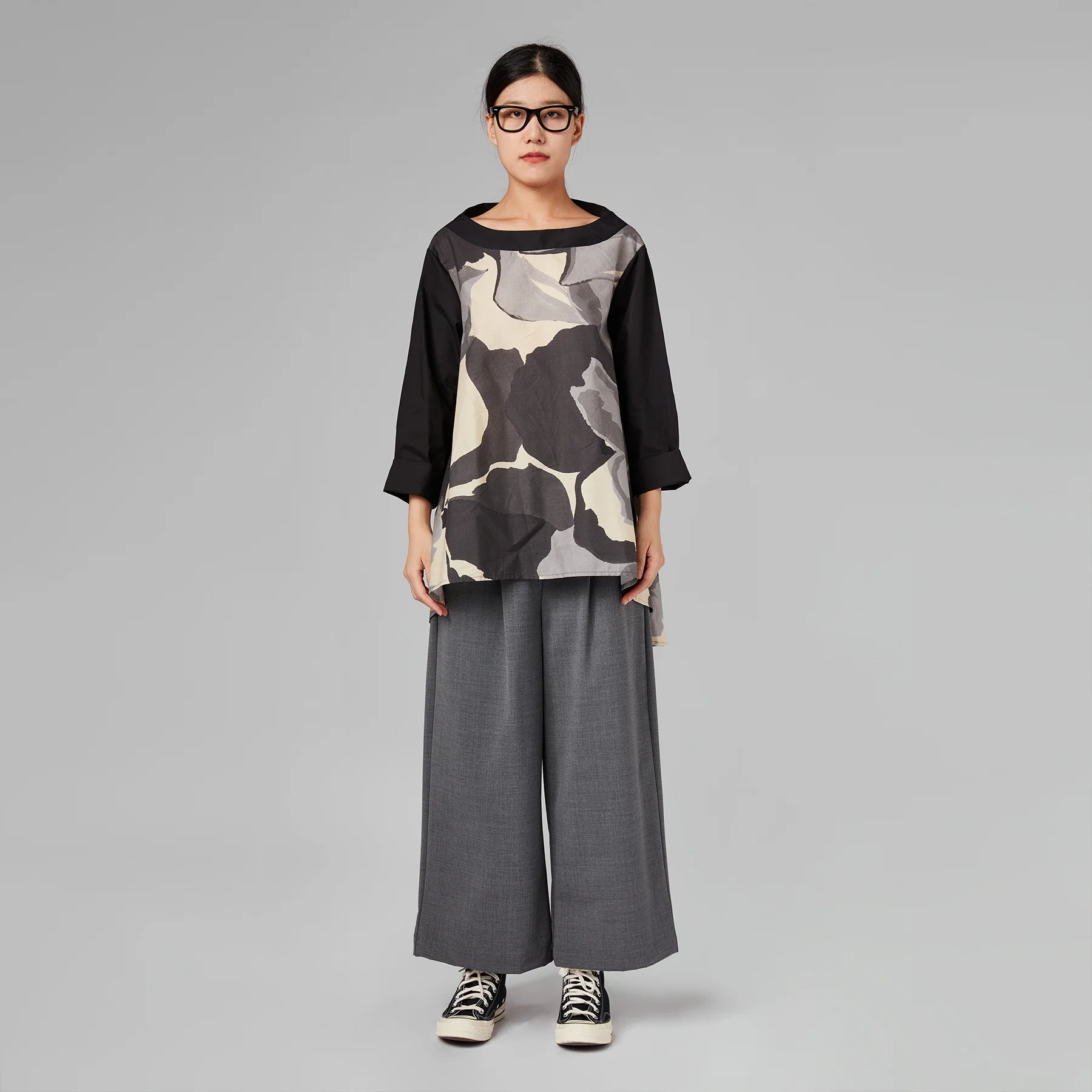 CASUAL FLARED TROUSERS - Image 3