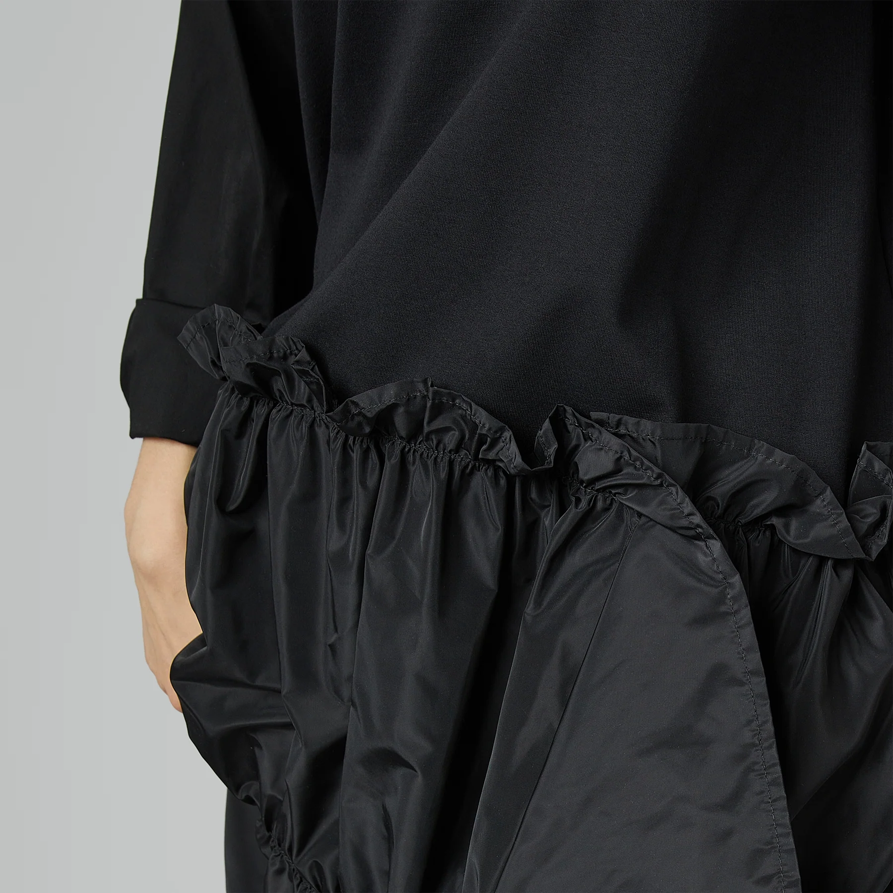DRESS WITH SKIRT IN TAFFETA - Image 5