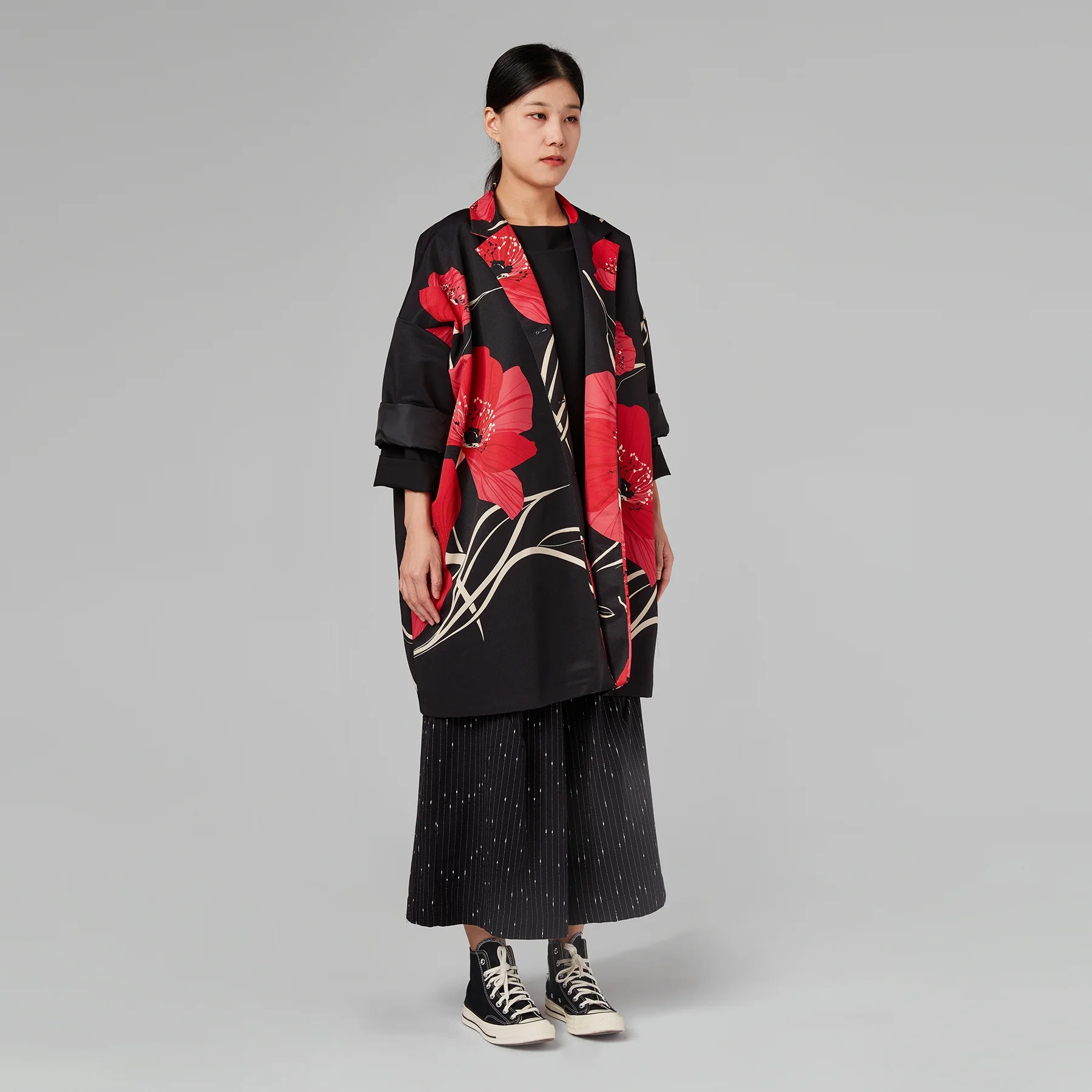 KIMONO JACKET WITH POPPY - Image 4