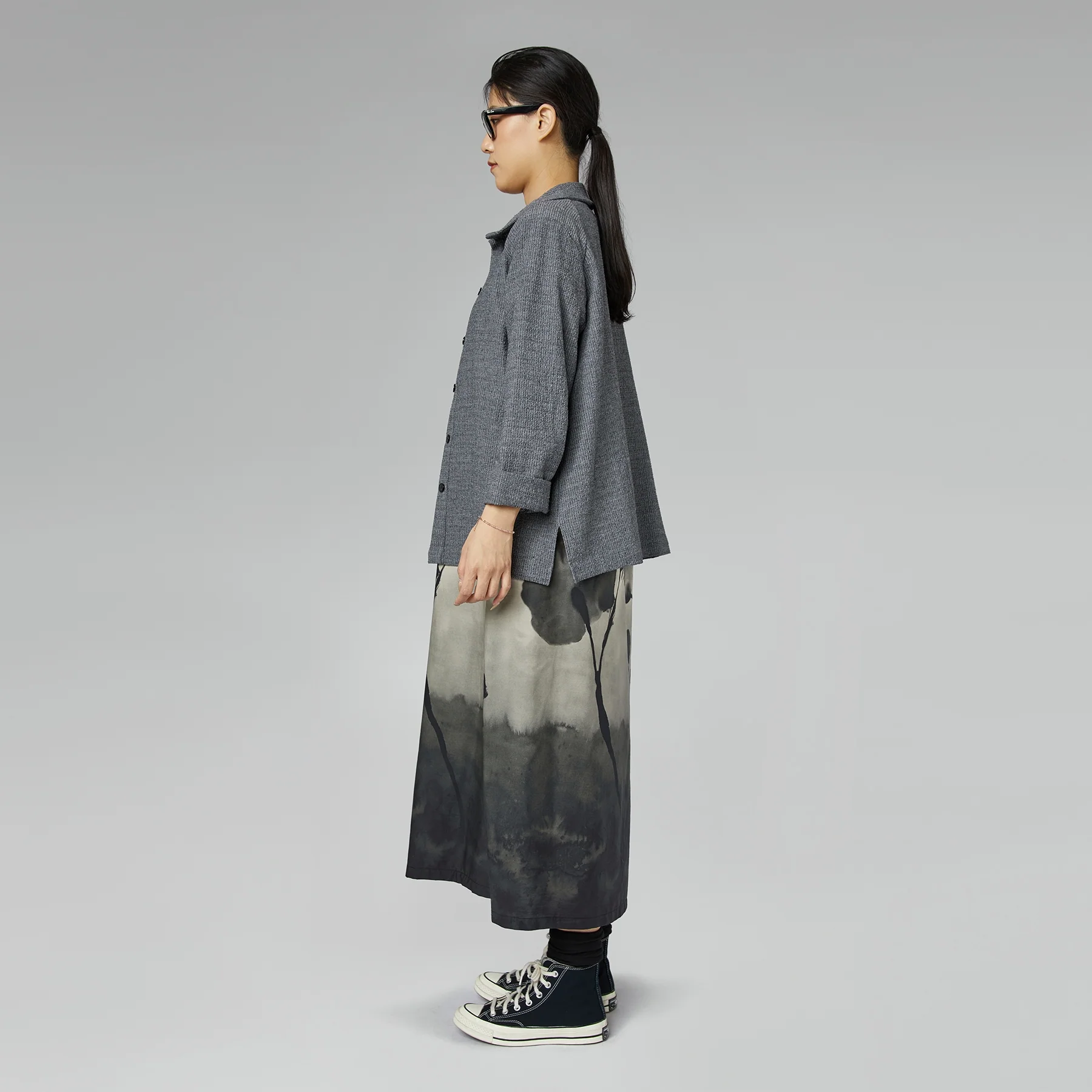 MELANGE SHIRT IN COTTON BLEND - Image 8