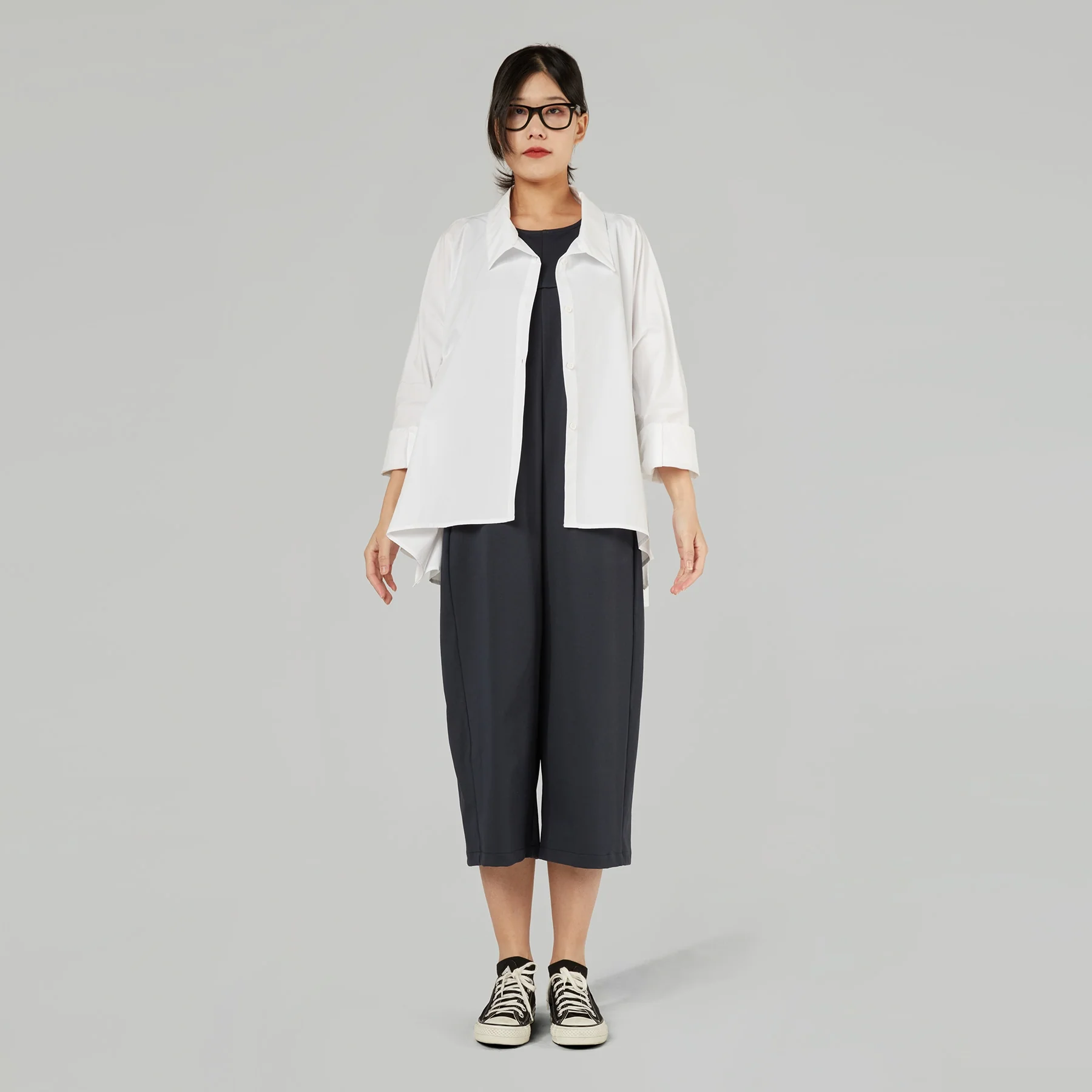 OVERALL IN MILAN STITCH FABRIC - Image 5