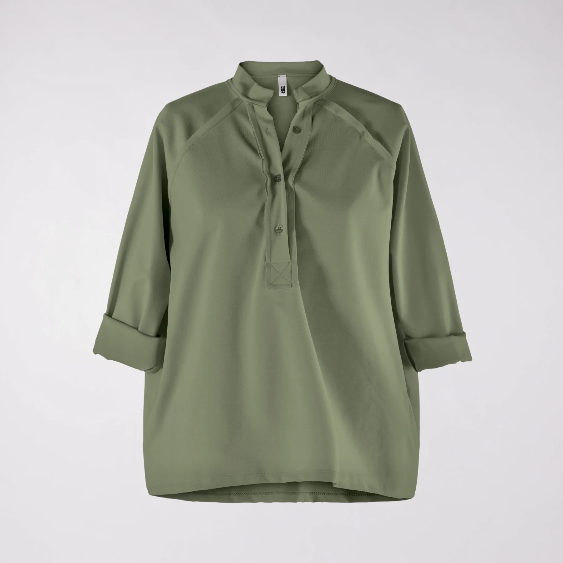 PUNTO MILANO FABRIC T-SHIRT WITH POLO NECK - Image 13