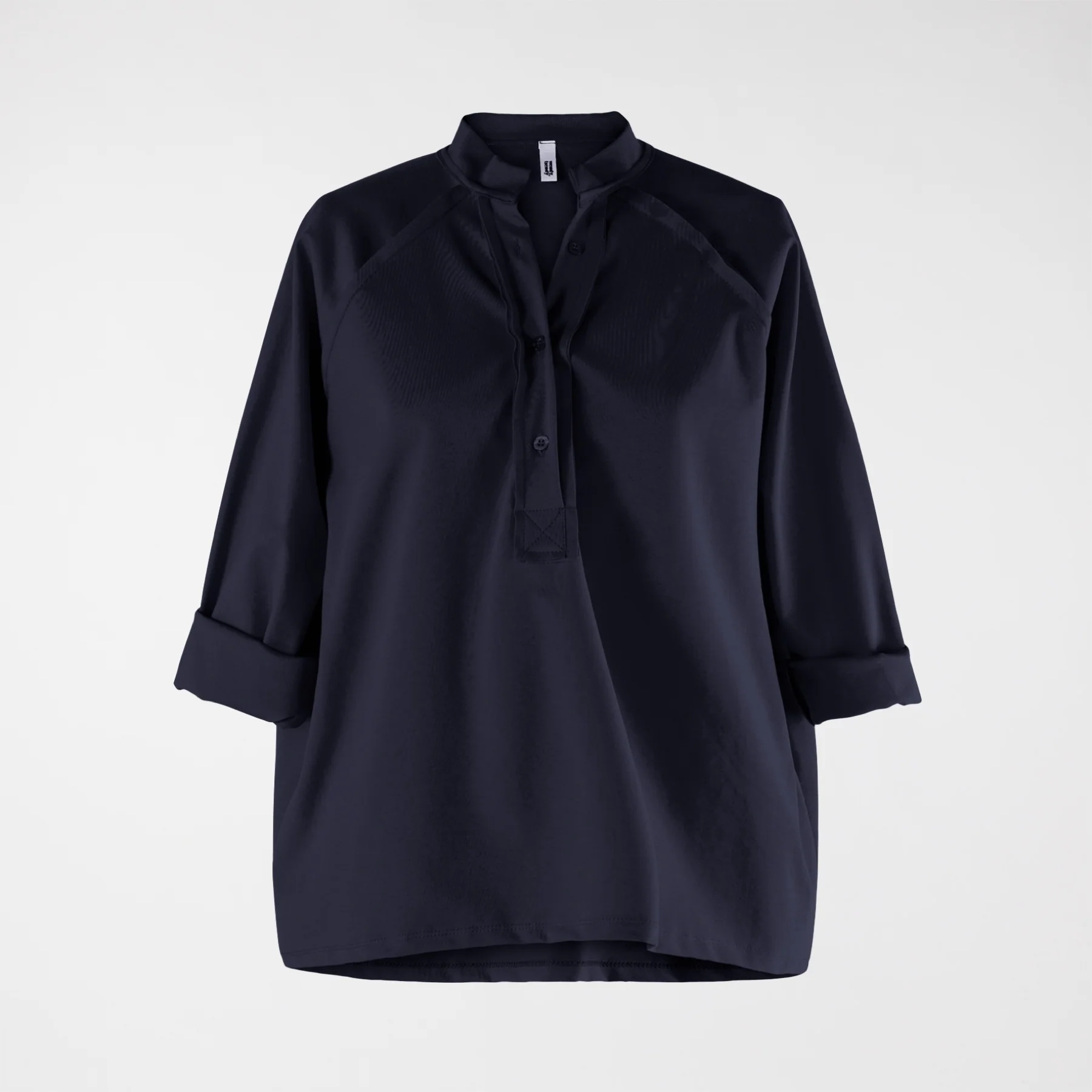 PUNTO MILANO FABRIC T-SHIRT WITH POLO NECK - Image 14