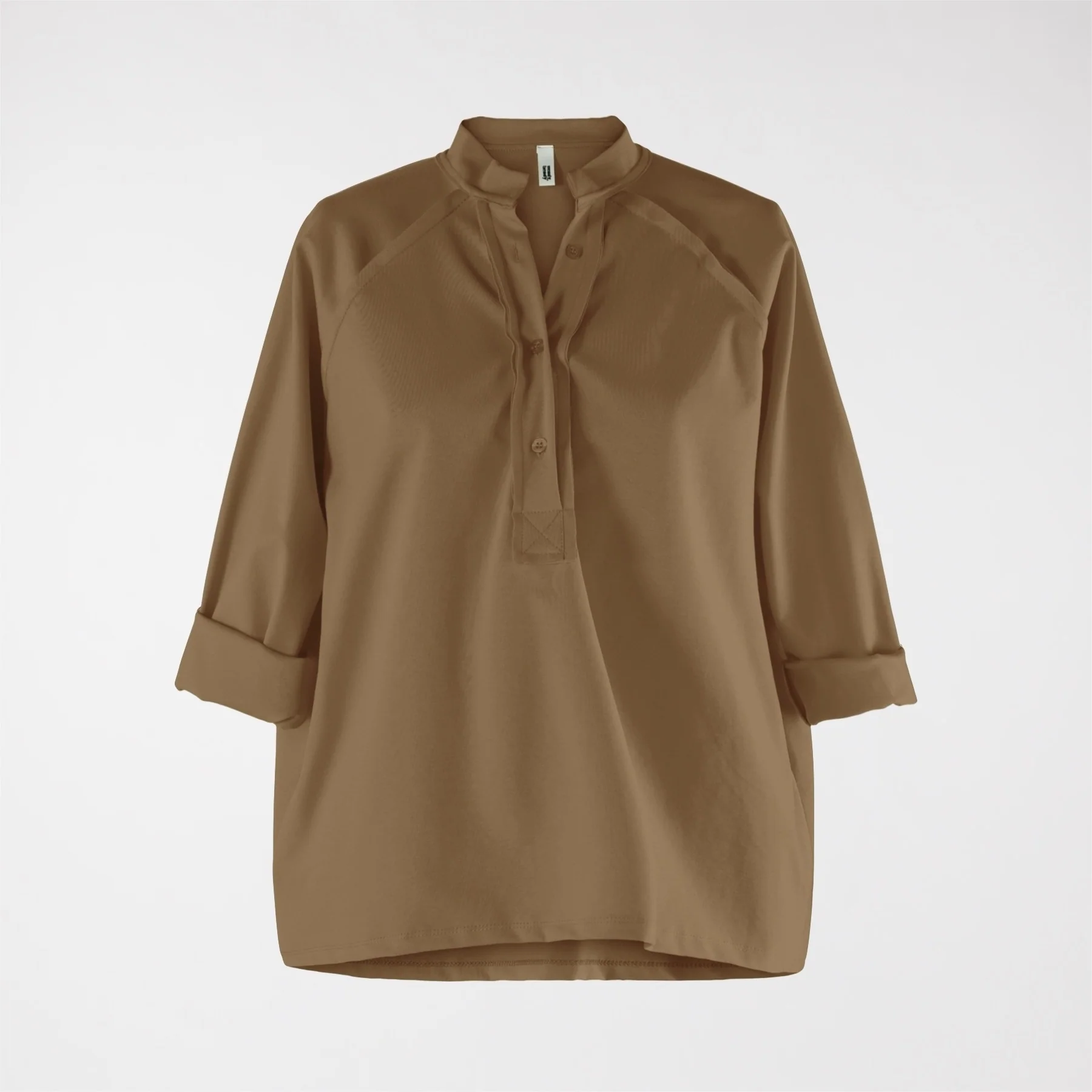 PUNTO MILANO FABRIC T-SHIRT WITH POLO NECK - Image 16