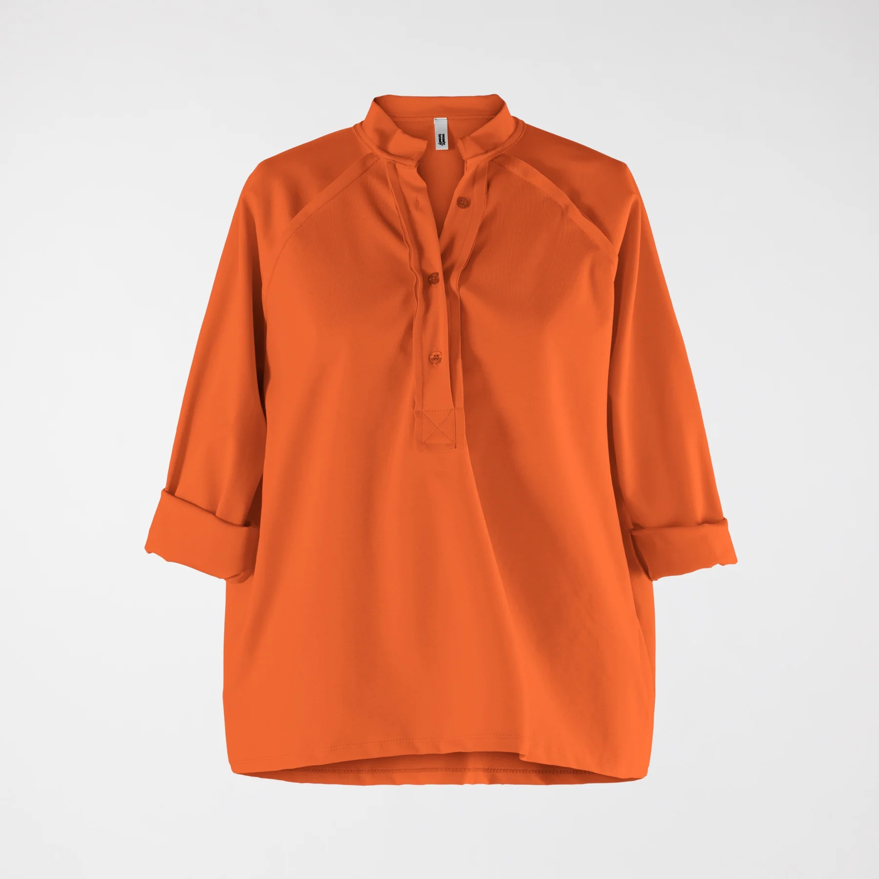 PUNTO MILANO FABRIC T-SHIRT WITH POLO NECK - Image 6