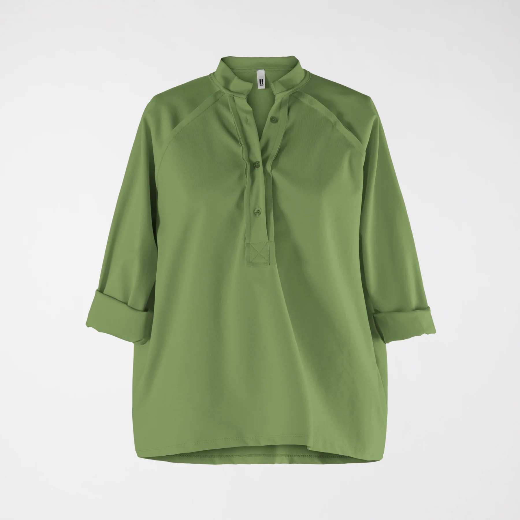 PUNTO MILANO FABRIC T-SHIRT WITH POLO NECK - Image 7