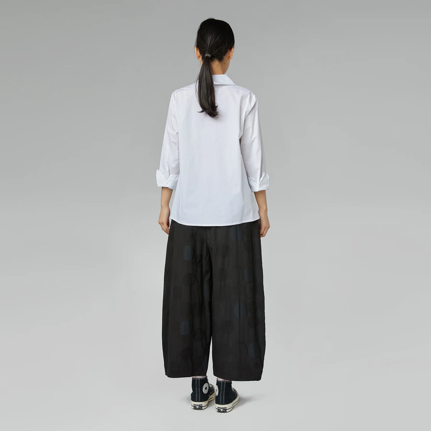 SHIRT WITH HALF COLLAR BEIGE - Image 3