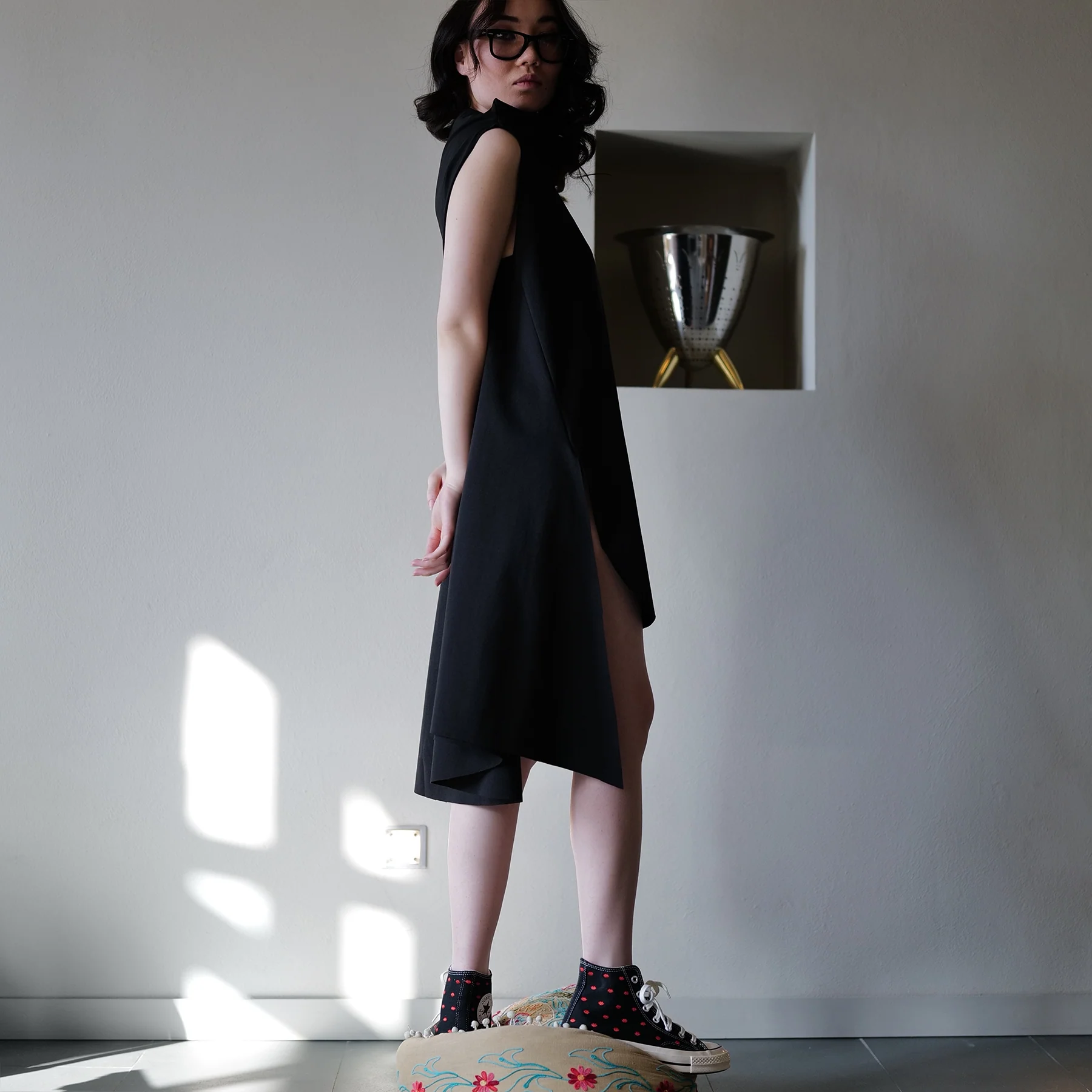 SLEEVELESS DRESS WITH SLITS - Image 3