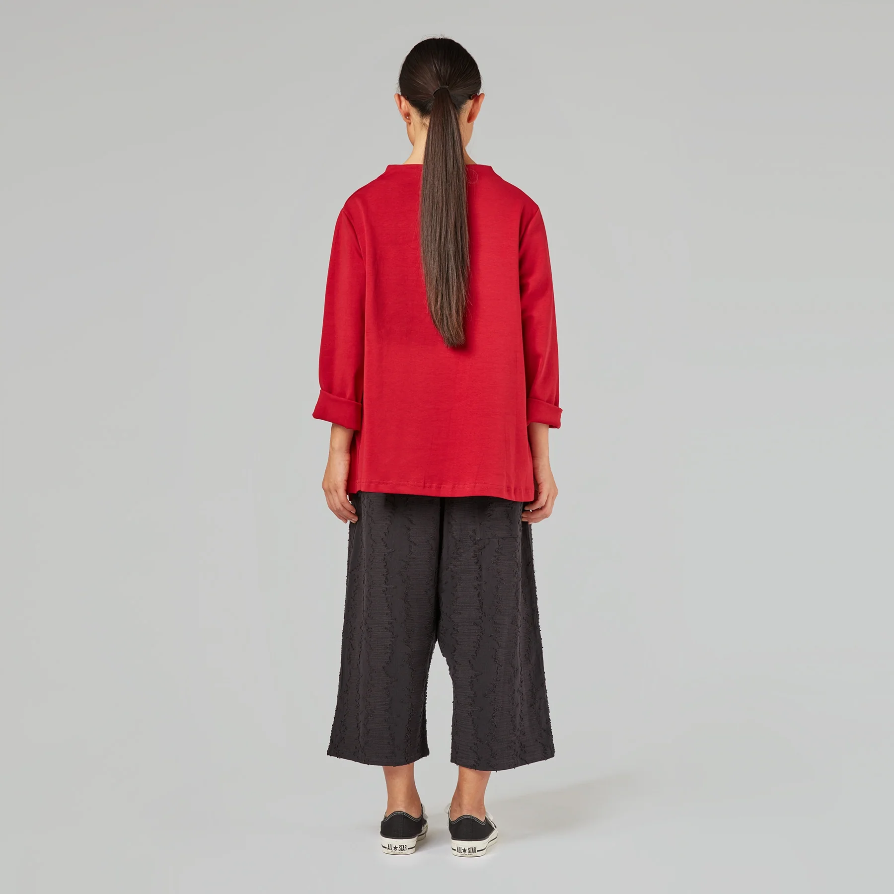SWEATSHIRT WITH COLLAR IN SOFT COTTON - Image 5