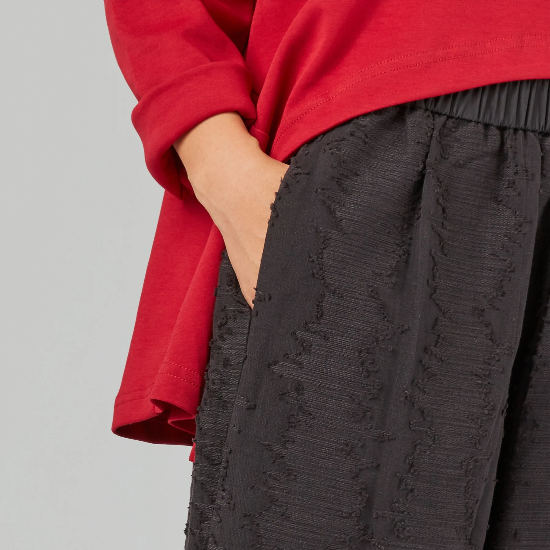 SWEATSHIRT WITH COLLAR IN SOFT COTTON - Image 6
