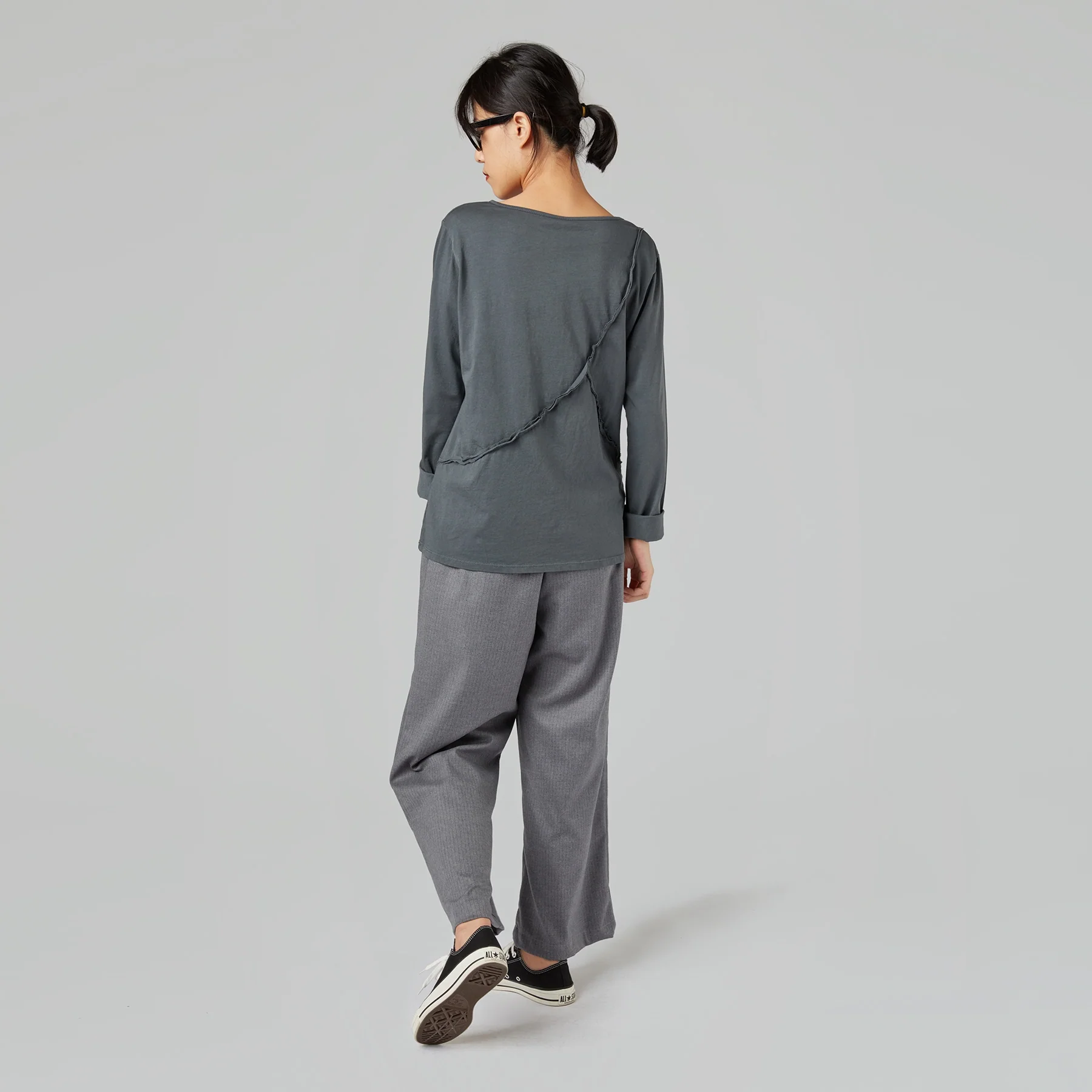 T-SHIRT WITH SEAM DETAIL - Image 10