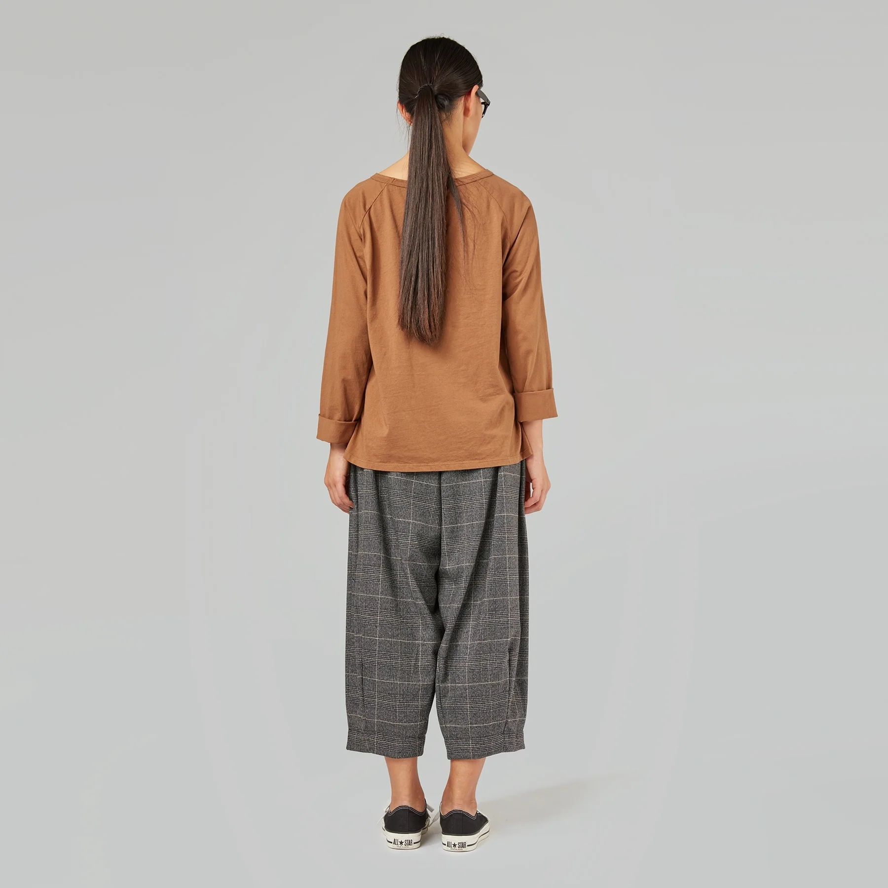 T-SHIRT WITH SEAMS IN COTTON JERSEY FABRIC - Image 12