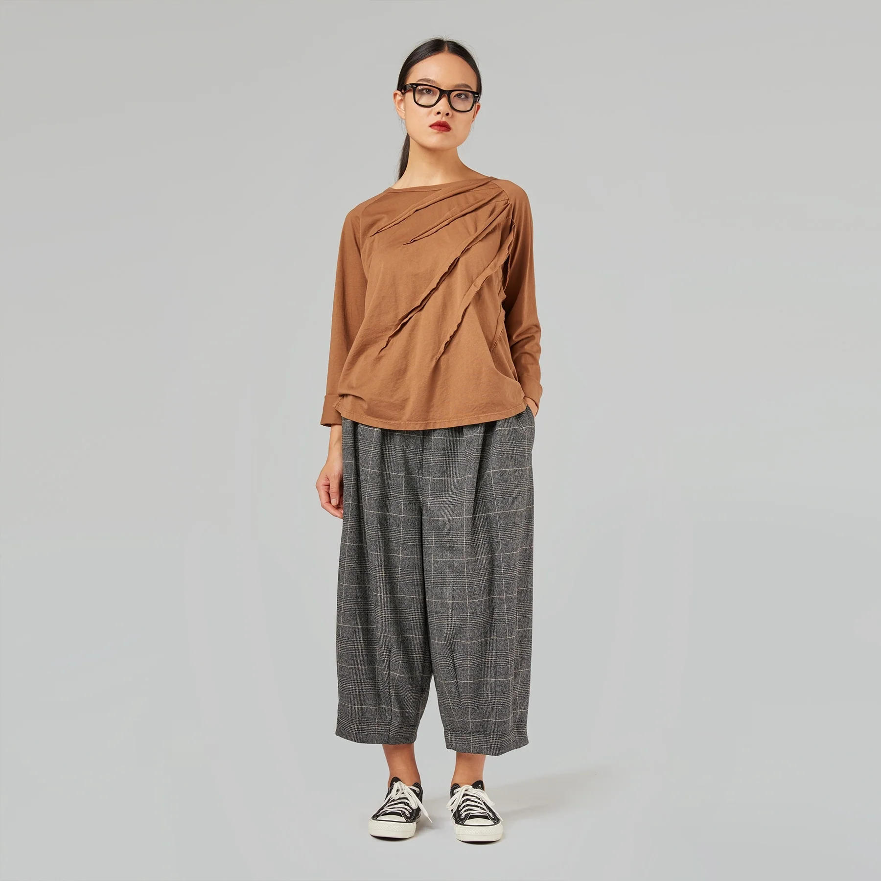 T-SHIRT WITH SEAMS IN COTTON JERSEY FABRIC - Image 13