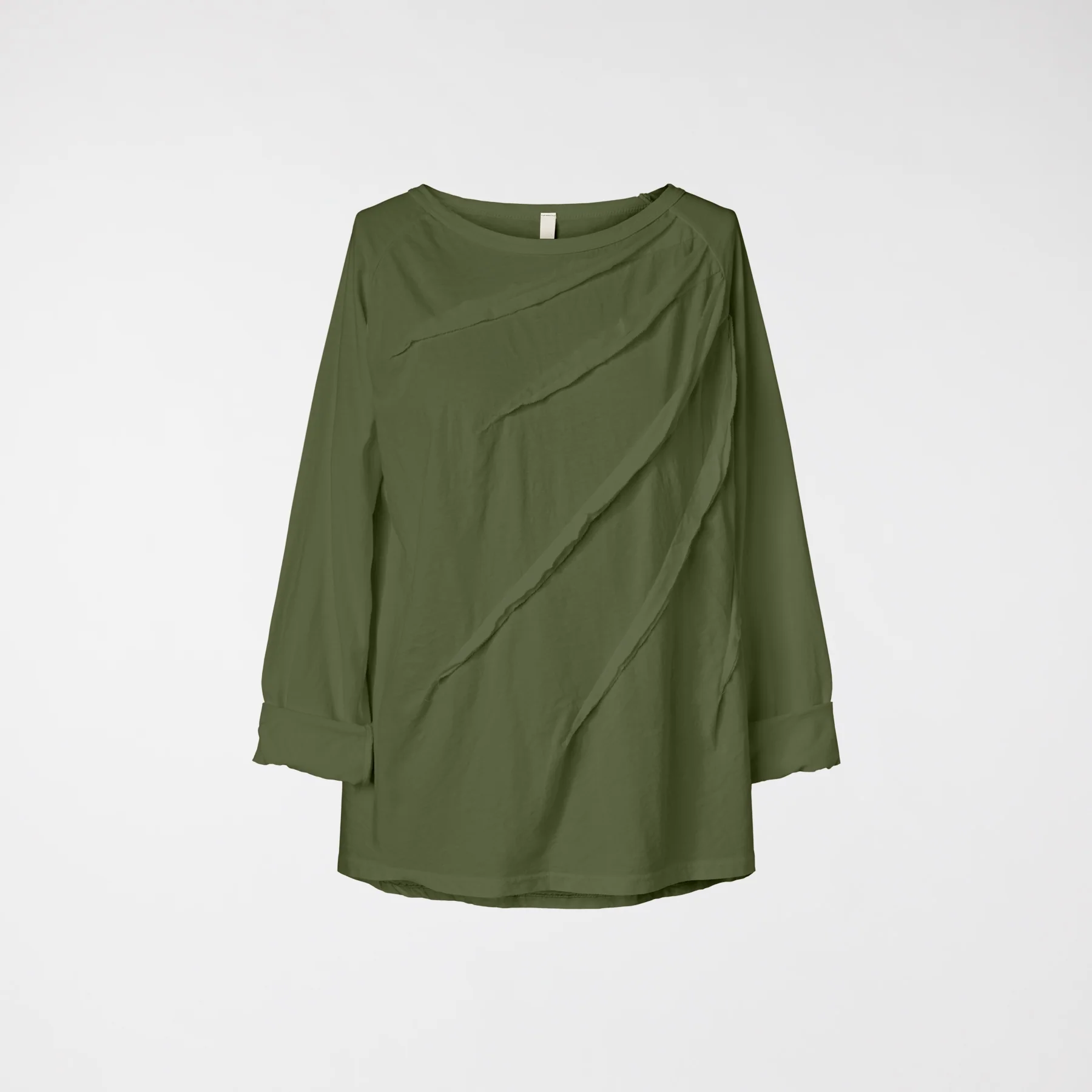 T-SHIRT WITH SEAMS IN COTTON JERSEY FABRIC - Image 8