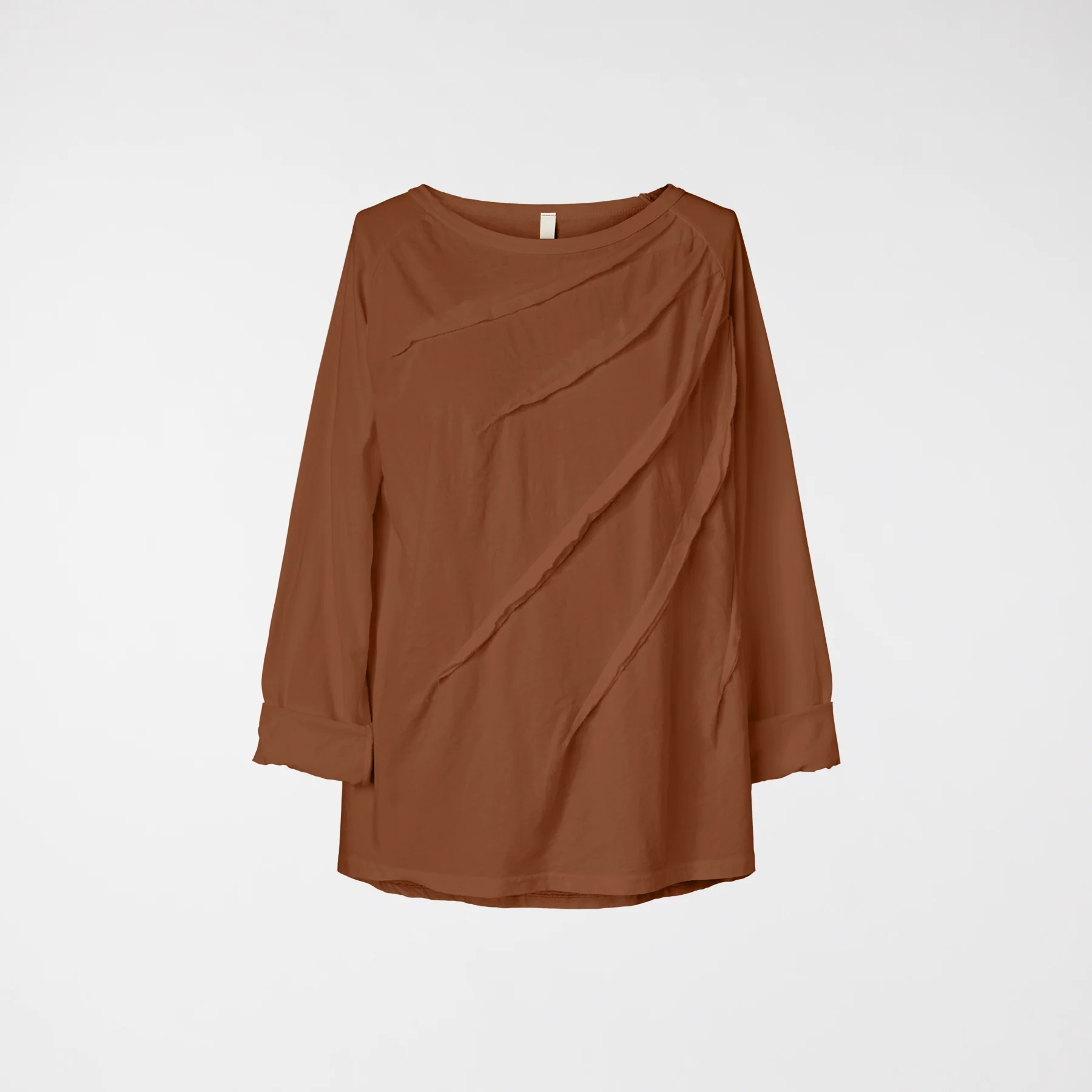 T-SHIRT WITH SEAMS IN COTTON JERSEY FABRIC - Image 9