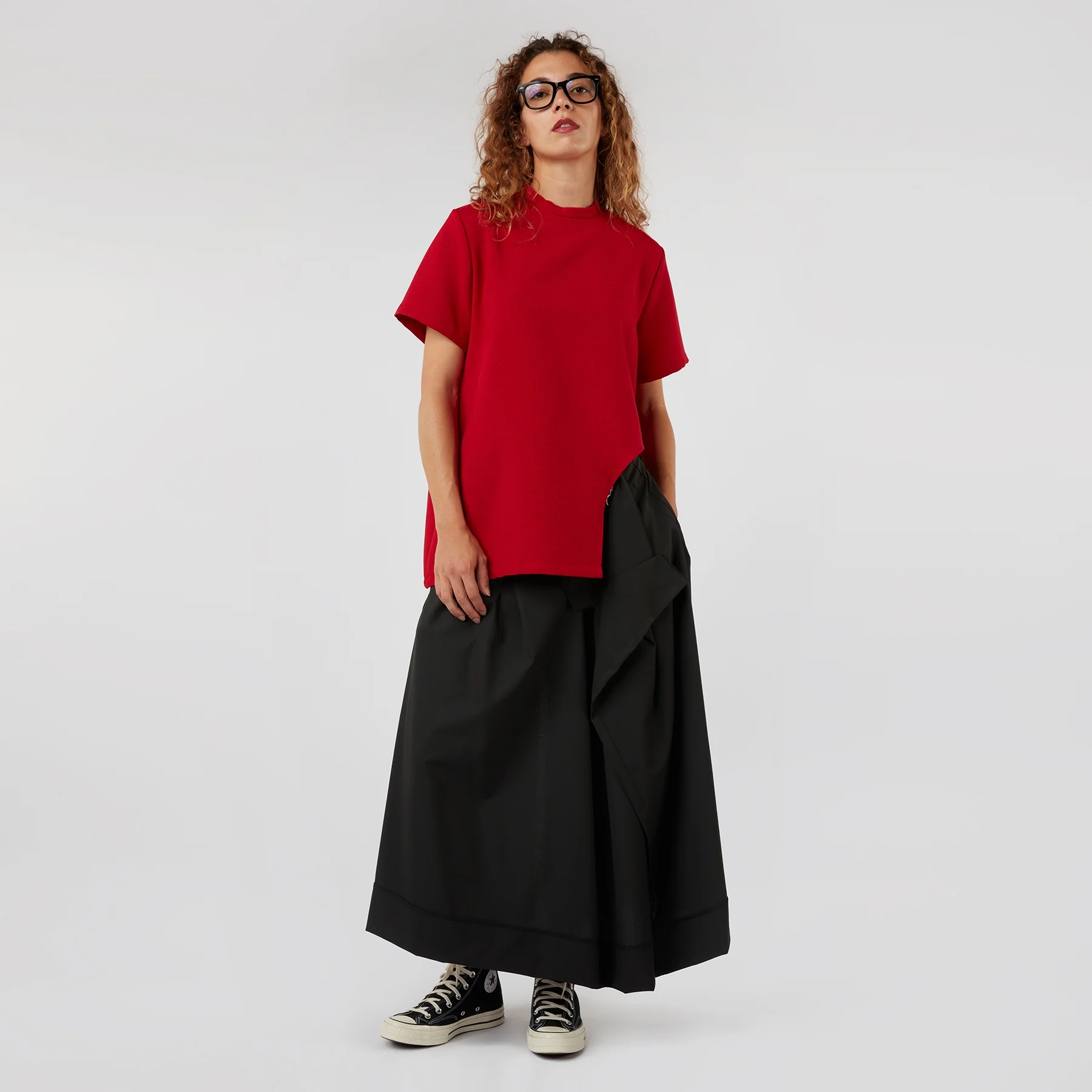 TROUSERS WITH SKIRT-EFFECT FRONT PAREO - Image 6