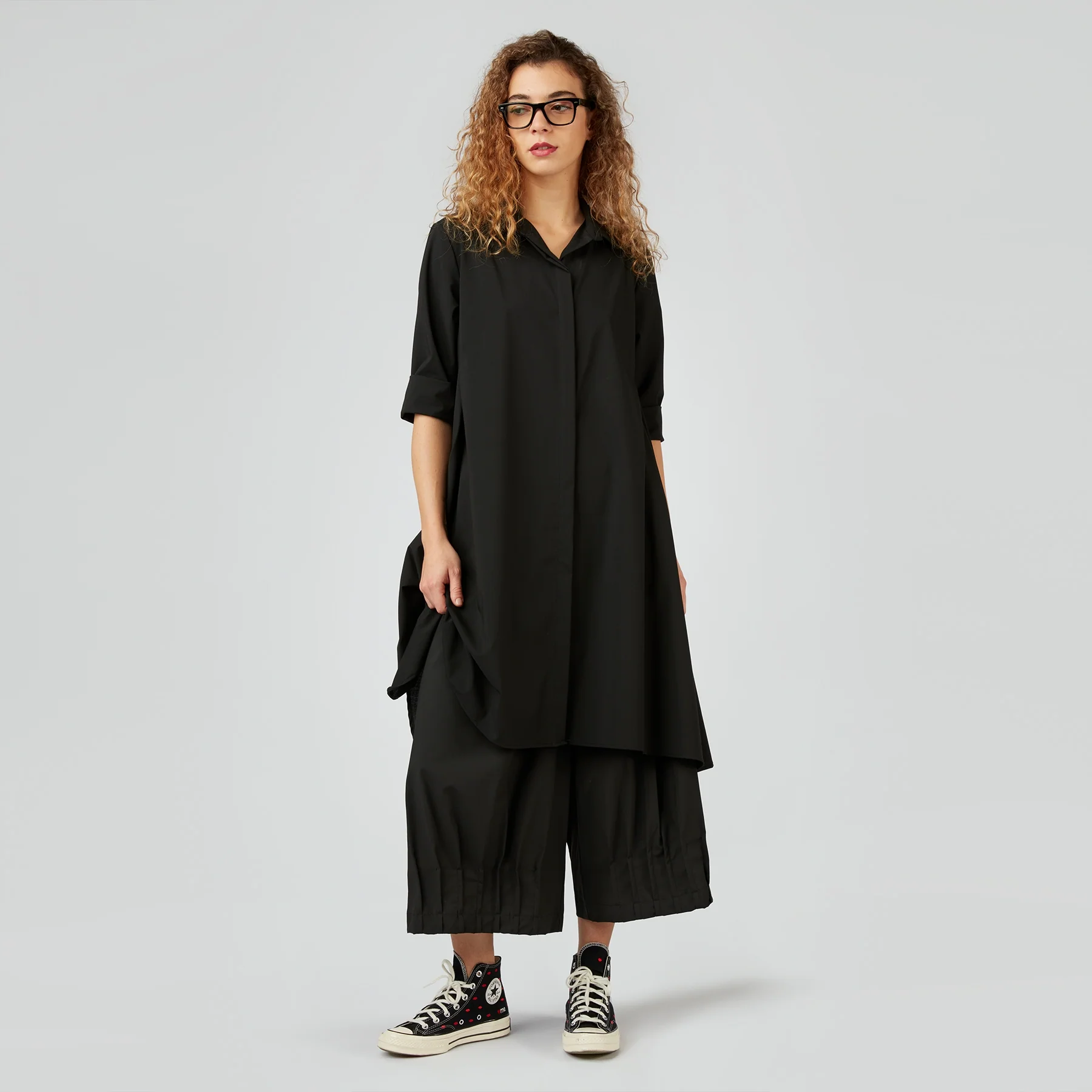 WIDE PANTS WITH DETAILS AT THE HEM - Image 13