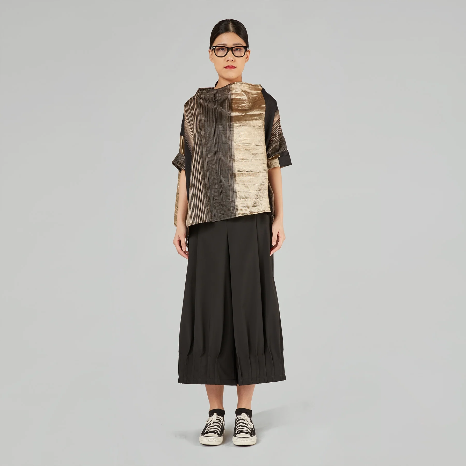 WIDE PANTS WITH DETAILS AT THE HEM - Image 14