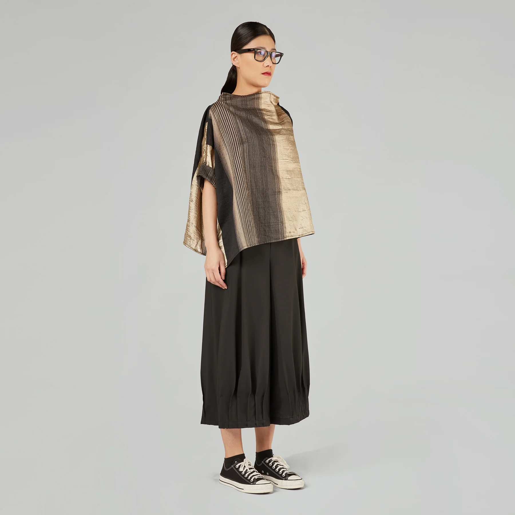 WIDE PANTS WITH DETAILS AT THE HEM - Image 16